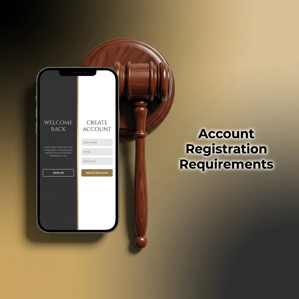 1win sign up eligibility requirements showing age limit, one account per user, and accurate personal data rules