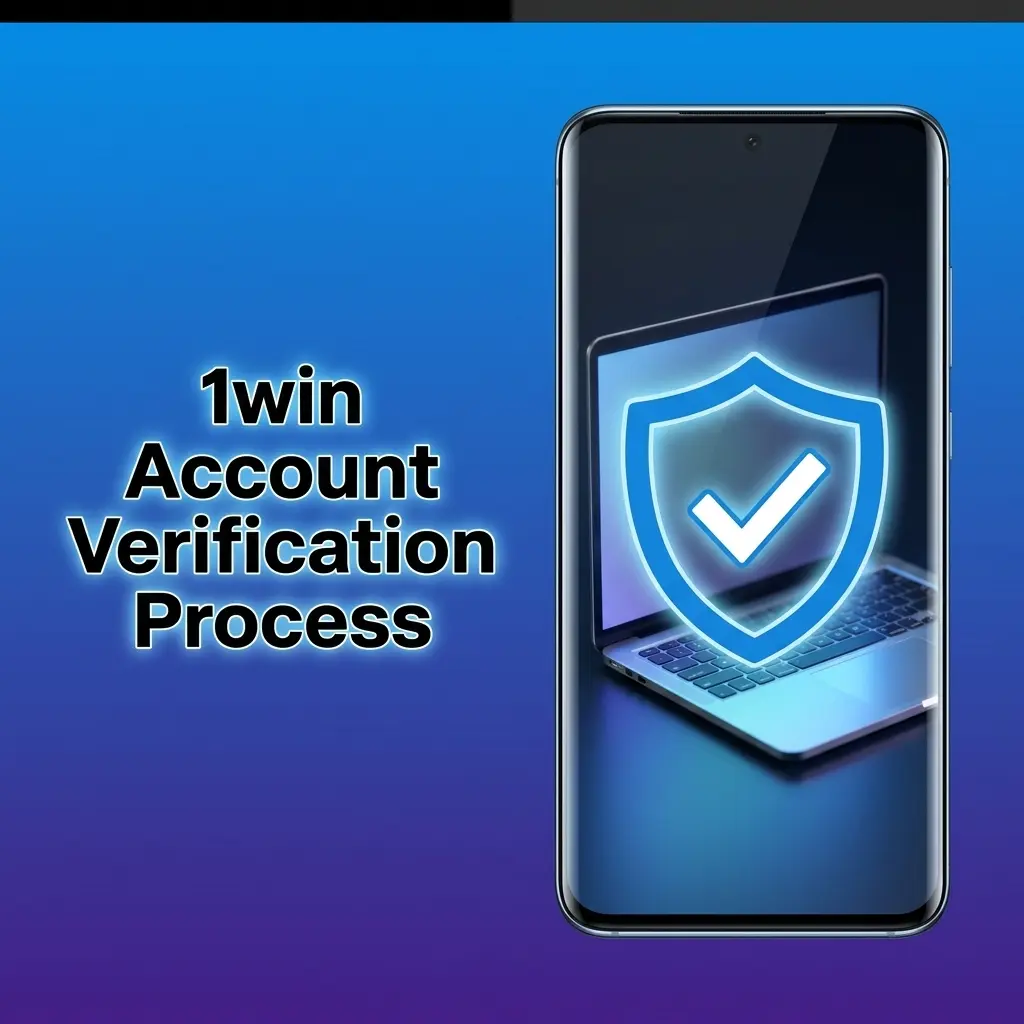 1win account verification process showing ID upload steps for Indian players including Aadhaar, PAN card, and selfie check