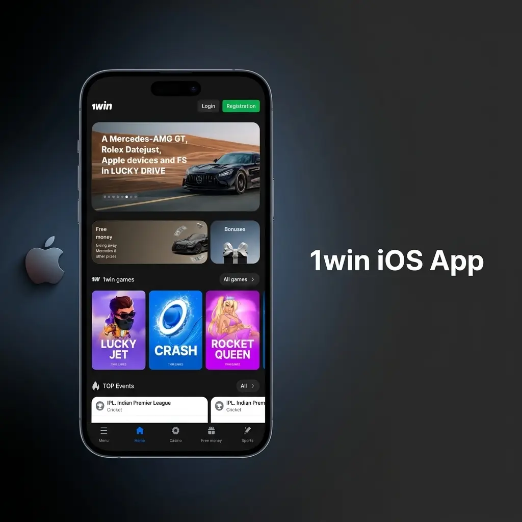 1win iOS app download page on Apple App Store for iPhone and iPad running iOS 12.0 or later