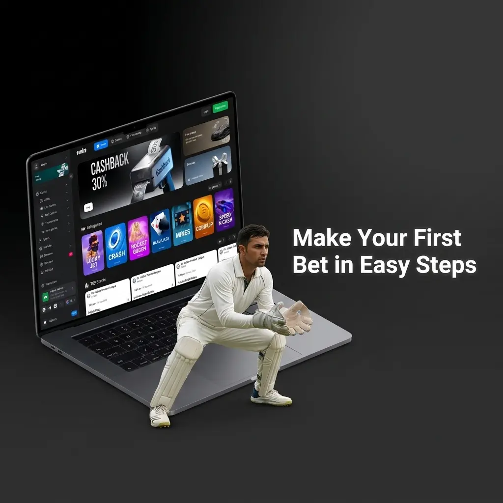 Step-by-step guide to placing your first bet on 1win in under five minutes from registration to confirmation