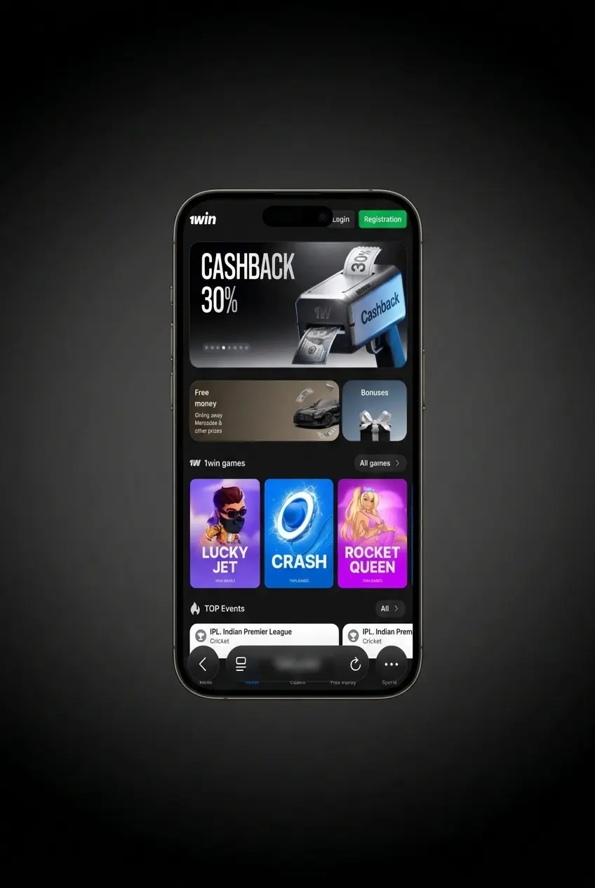 1win iOS PWA download button step guide for Safari installation on iPhone home screen