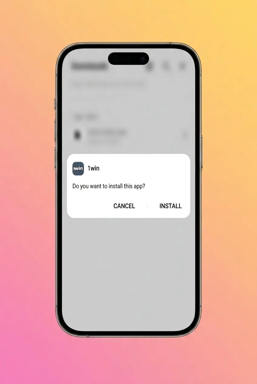 User tapping App download button on webpage to download APK file to Android device storage