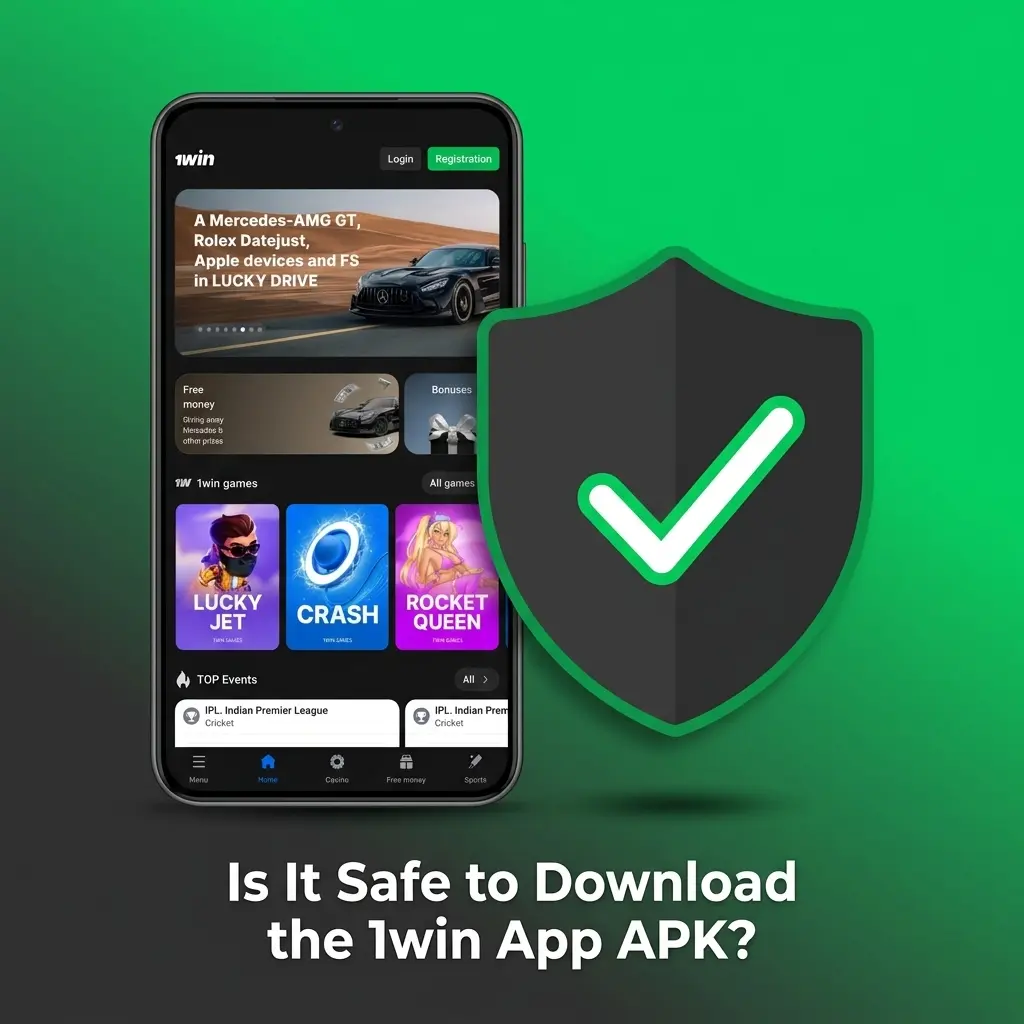 1win app APK download safety featuring Curaçao Gaming Authority licence and 256-bit SSL encryption protection