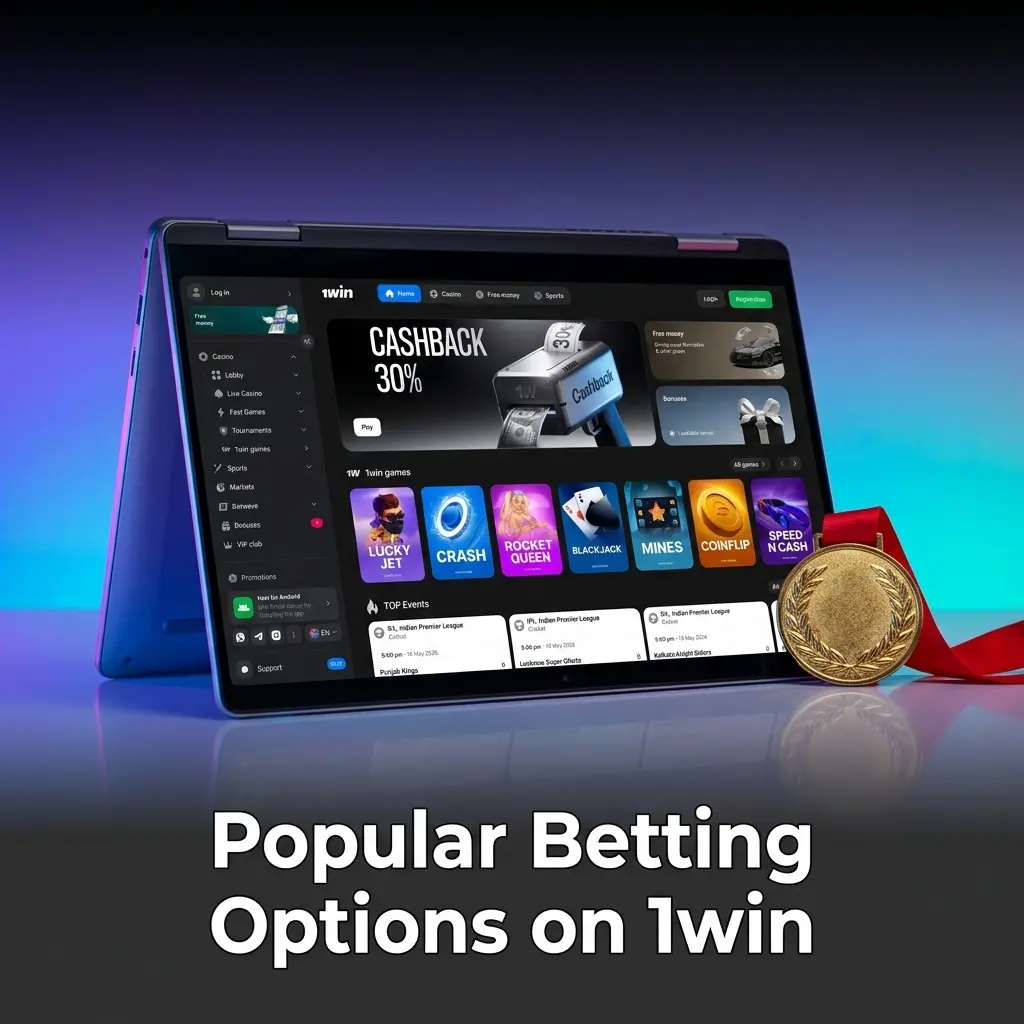 1win sportsbook betting options including Multi Live, pre-match, and live betting with real-time odds updates