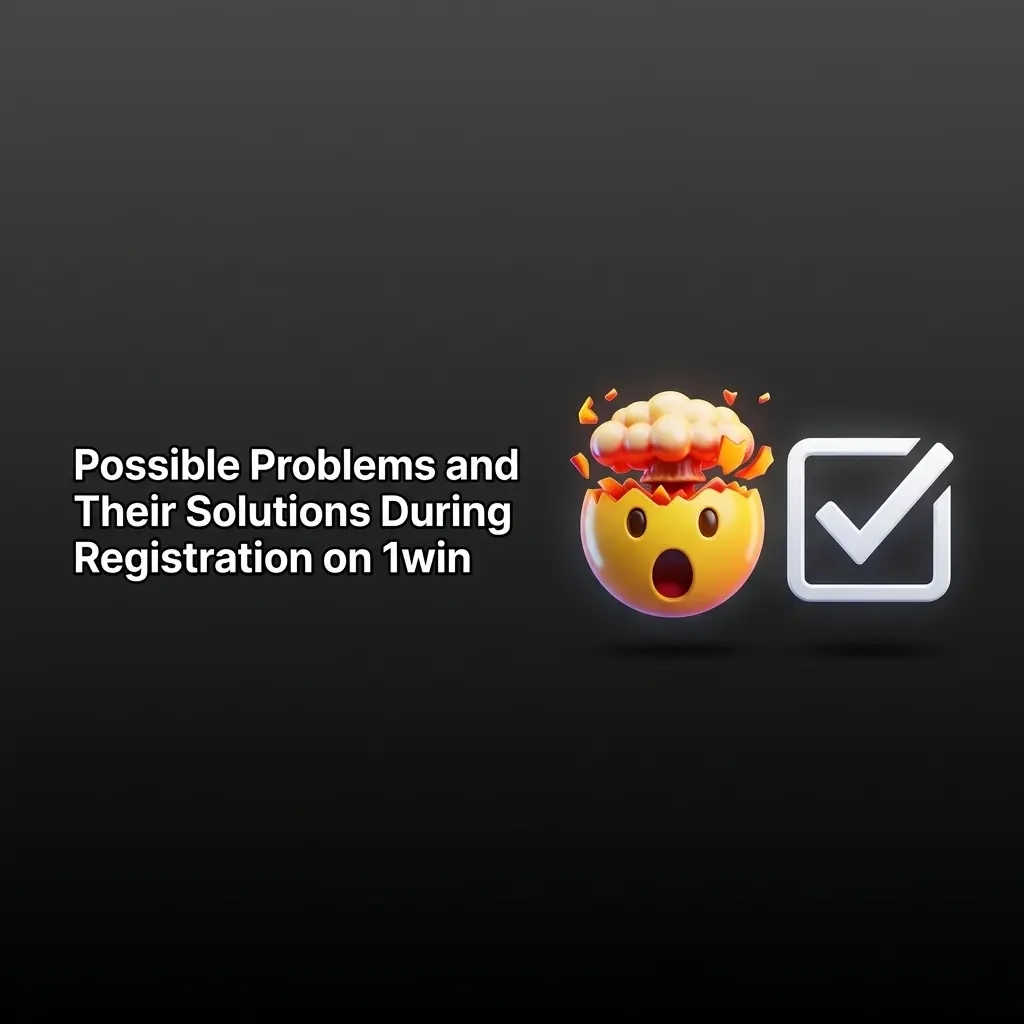1win registration problems and solutions guide showing common errors like OTP issues, email confirmation, and account conflicts