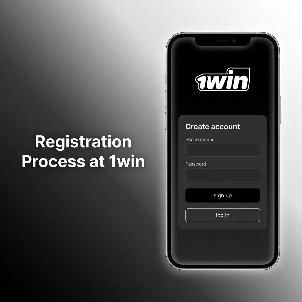 1win registration process showing sign-up form with email, phone, and social media options for Indian players in INR
