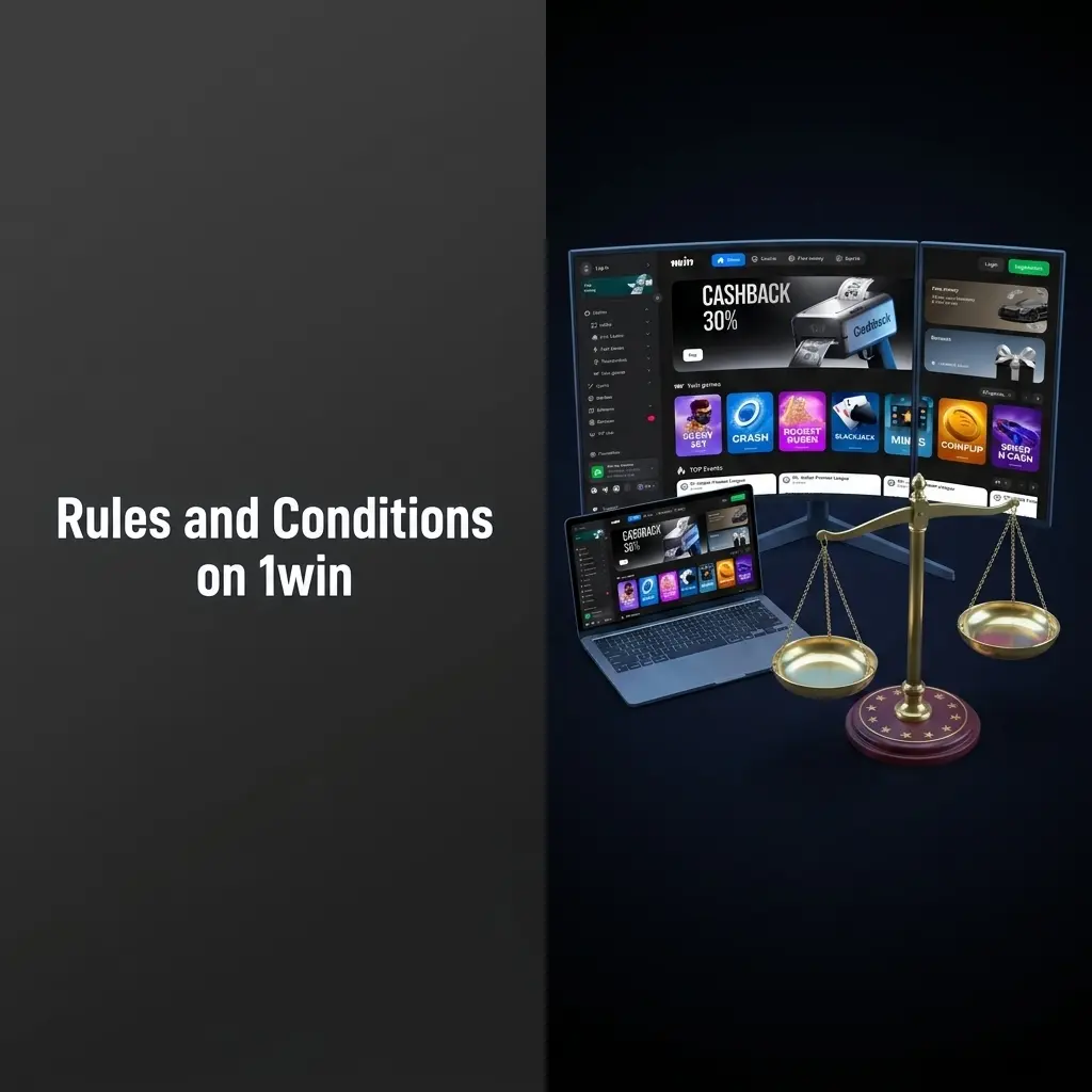 1win rules and conditions covering age verification, account policy, KYC, bonus wagering, and bet voiding rights