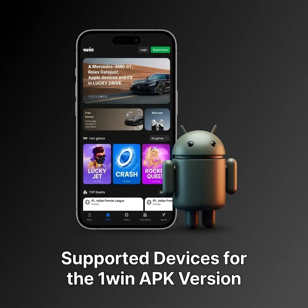 1win APK compatible Android devices including Samsung, Sony, Xiaomi, Google Pixel, OnePlus, Oppo, and Huawei models